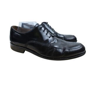 Johnston & Murphy Tabor Plain Toe Oxford Mens 11.5M Black Leather Dress Shoes Johnston & Murphy Men main image 4